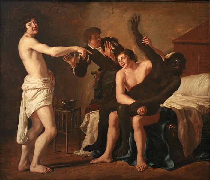 Rape of the negro girl, GRAMATICA, Antiveduto